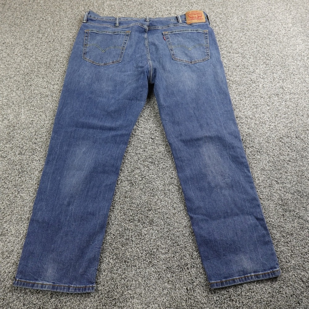 Levis Jeans Mens 40X30 Dark Blue Denim Pants 541 Athletic Taper Flex Stretch Dad - Picture 10 of 14